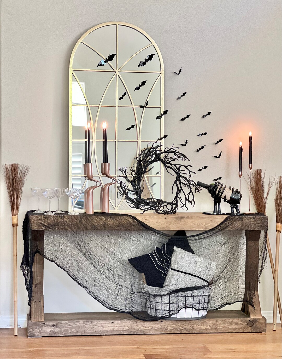 Halloween Black Bats for Wall Decor Halloween Party Modern - Etsy | Etsy (US)