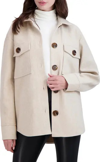 Faux Wool Shacket | Nordstrom Rack
