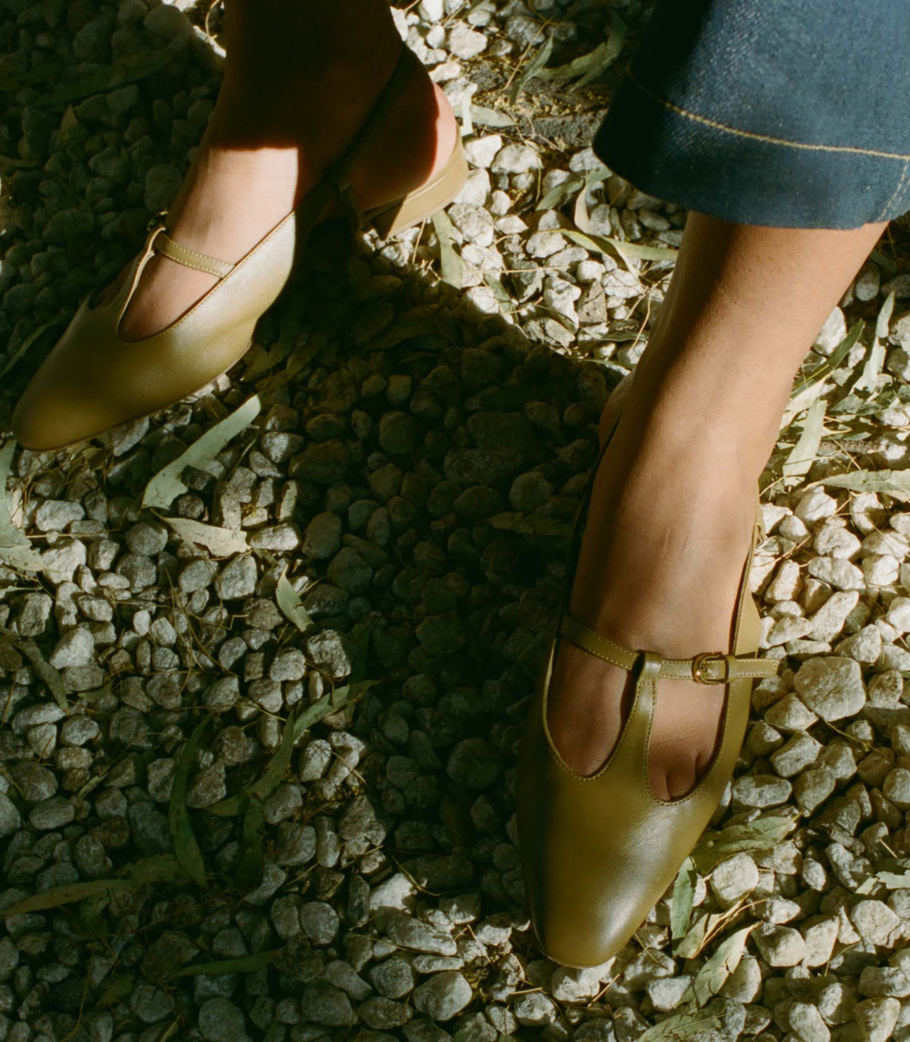 Zarah Slingback - Acorn Box Calf | DÔEN | DOEN