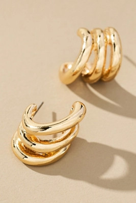 Mini Hoop Stacker Earrings | Anthropologie (US)