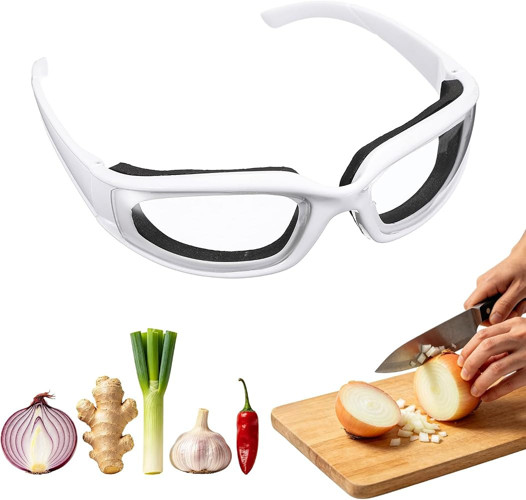 uxcell Onion Goggles Tear Free Onion Cutting Goggles Glasses Eye Protection | Amazon (US)