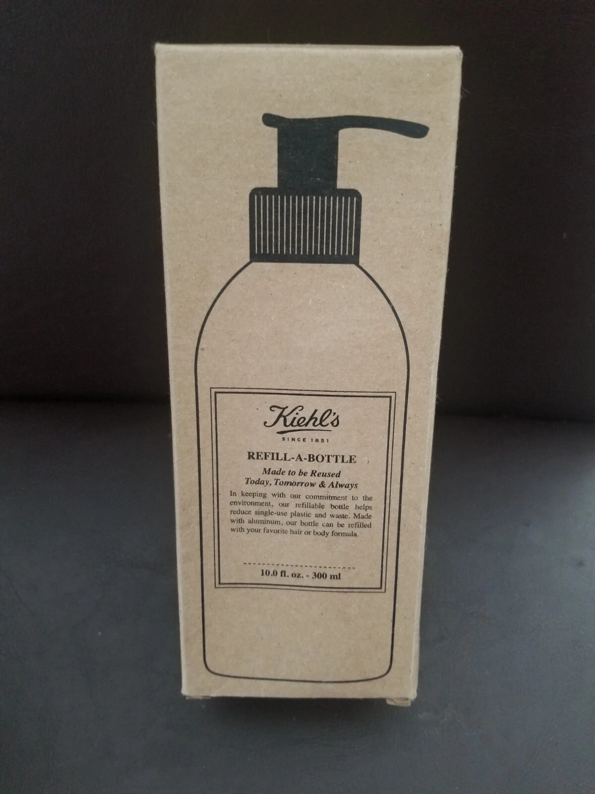 Kiehl’s Refill-A-Bottle Metal Aluminum Pump Bottle Dispenser 10 fl.oz | eBay | eBay US