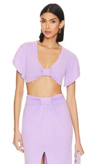 Green Thea Top in Orchid Lilac | Revolve Clothing (Global)