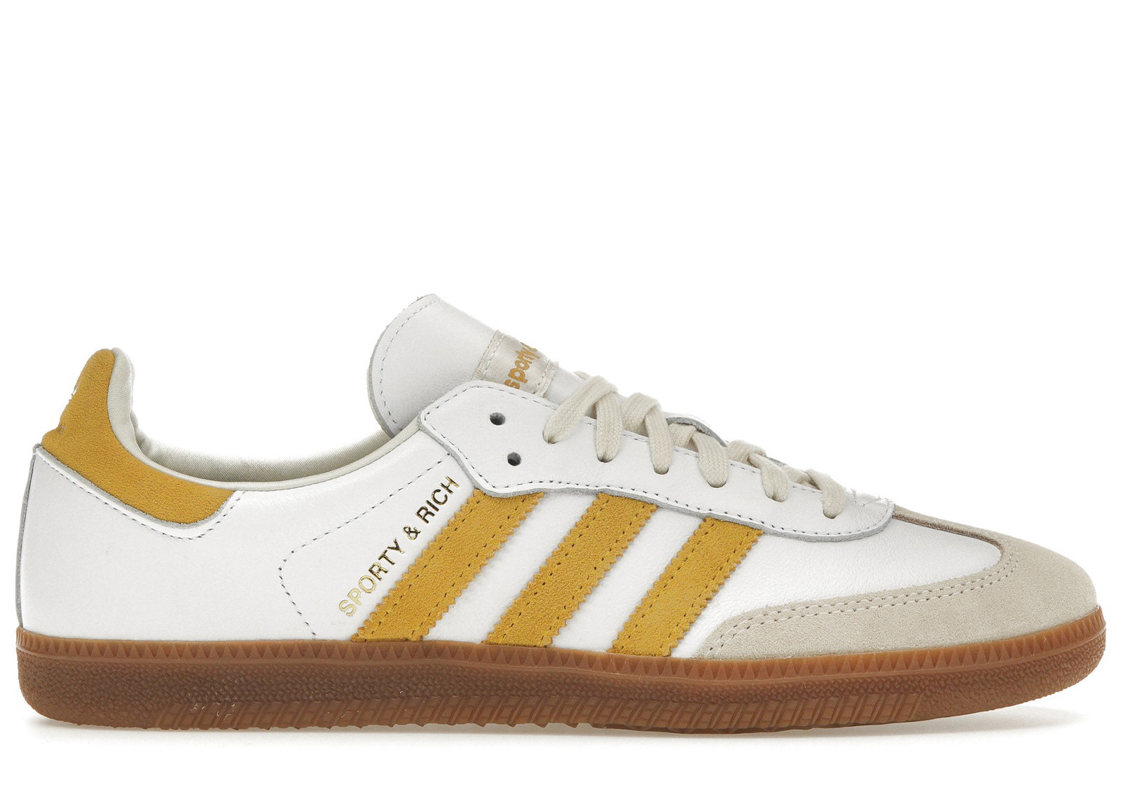 adidas Samba Sporty & Rich White Bold Gold | StockX