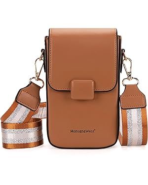 Montana West Cell Phone Purse Small Crossbody Bags for Women Cellphone Wallet Bag with RFID Block... | Amazon (US)