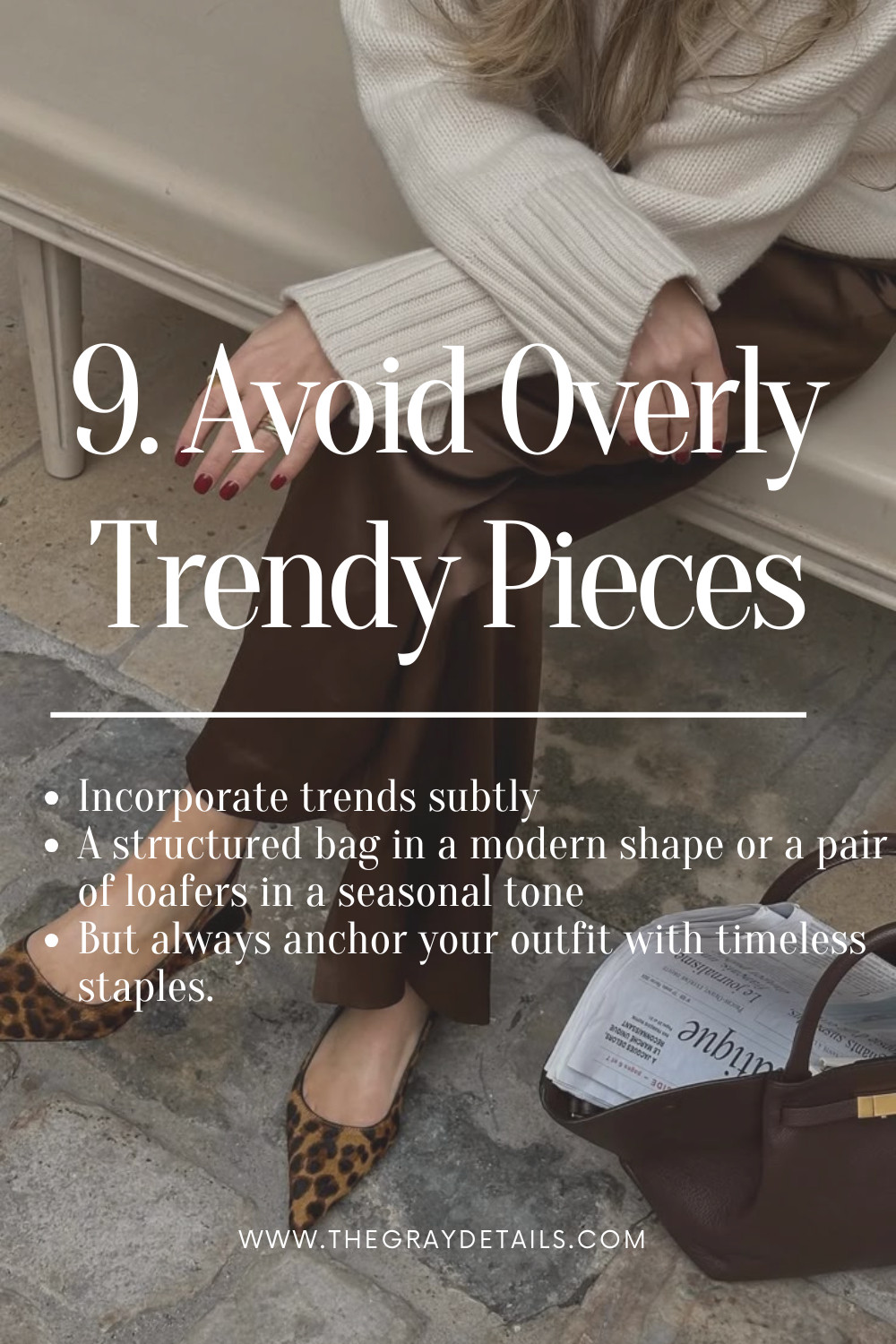 Incorporate trends subtly. A structured bag in a modern shape or a pair of loafers in a seasonal tone. But always anchor your outfit with timeless staples.
 

 #LTKSeasonal #LTKStyleTip #LTKShoeCrush