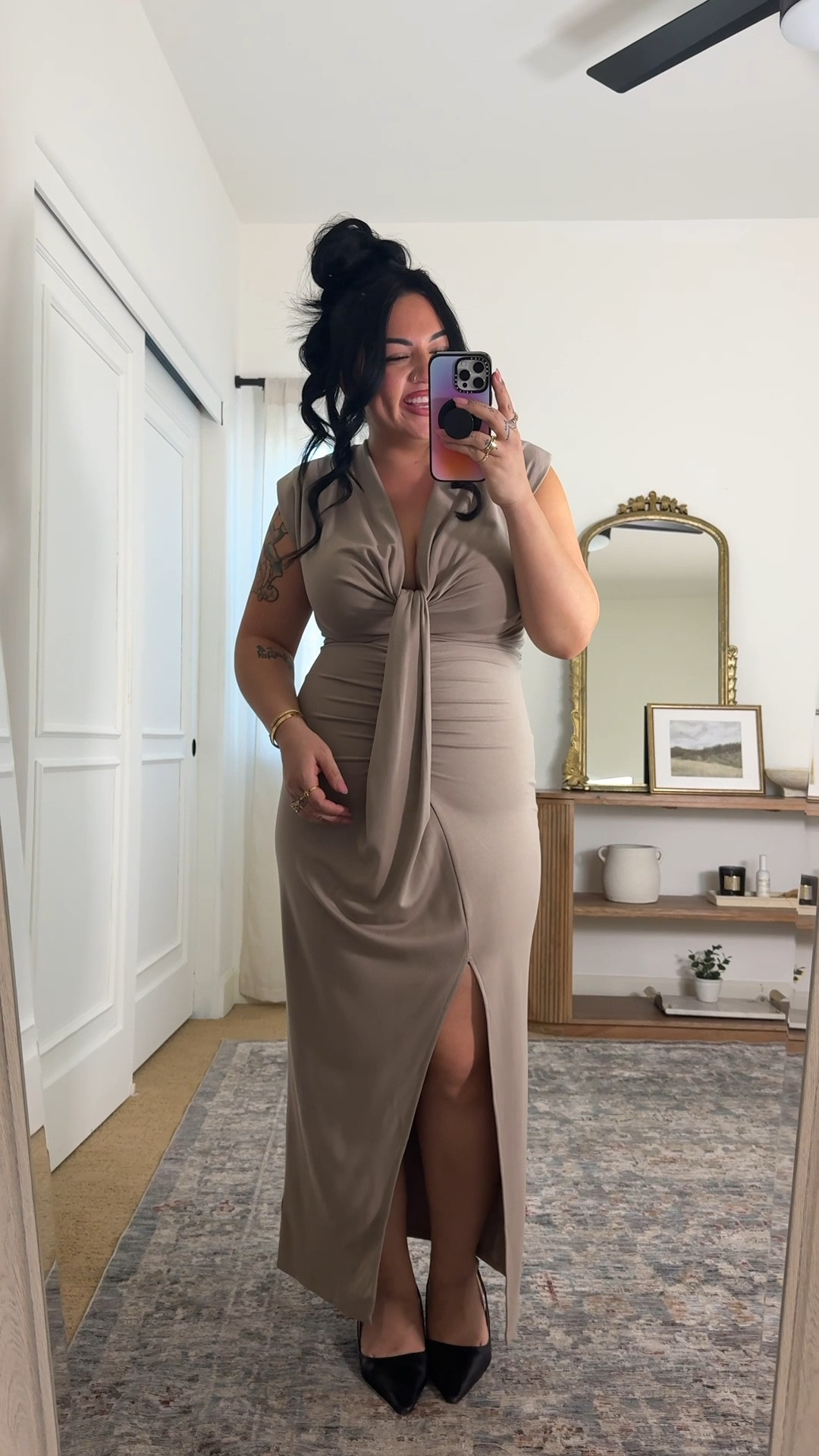 i’m wearing a size large in this express dress and i’m usually a size 14! 🖤

#LTKgrwm #LTKSaleAlert #LTKMidsize