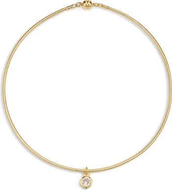 The Georgia Stone Omega Necklace | Nordstrom