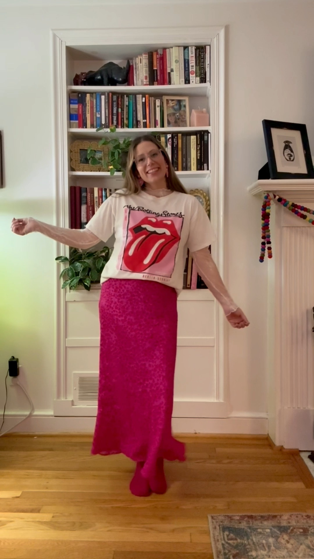 Last night I had some ladies over for a galentine themed cocktail party 💕 I went back in forth on what kind of look I wanted to go with but decided on fun and funky and had a blast!

This lace layering top is so pretty. I got my normal size medium. If you are between sizes you could go up one. It will be perfect under or over almost anything. 

I found my exact heart beaded earrings on eBay and linked them below. I got them from J.Crew last year and it's the first time I've gotten to wear them  

#LTKootd
