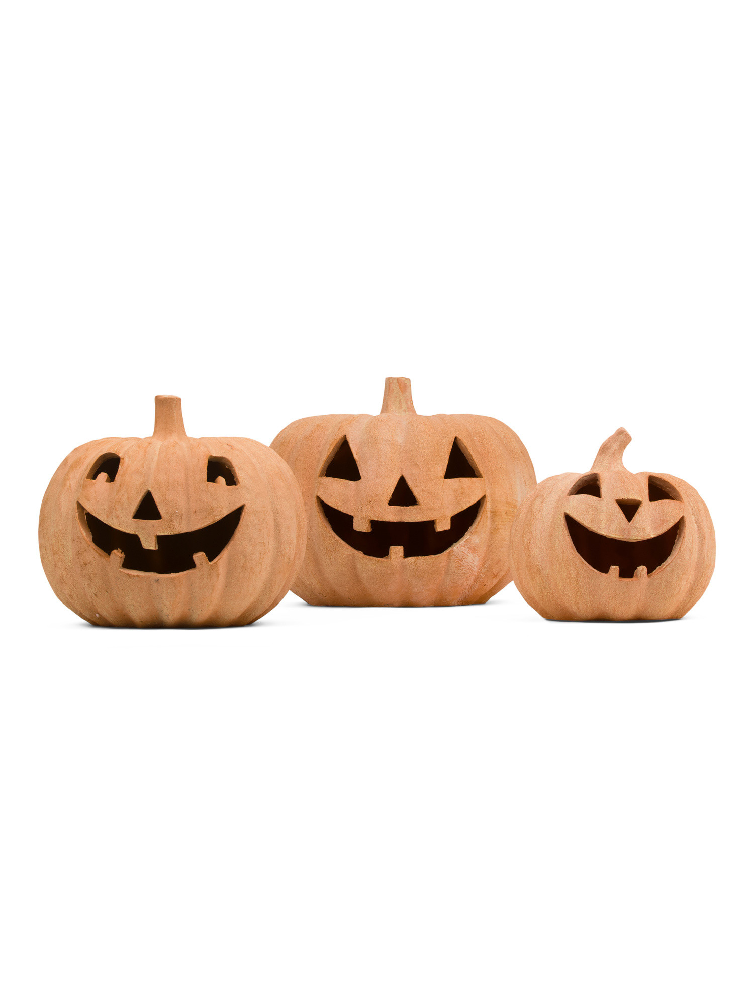 3pc Outdoor Safe Stacking Jack O Lanterns | TJ Maxx