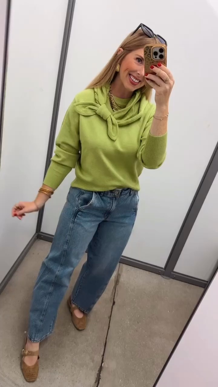 Love this neck scarf sweater from Walmart!

#LTKootd