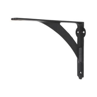 Everbilt 10 in. x 8 in. Vintage Black Medium Duty Shelf Bracket 19732 | The Home Depot