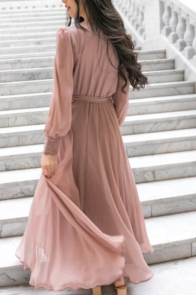 Andie Dress in Dusty Rose | Ivy City Co