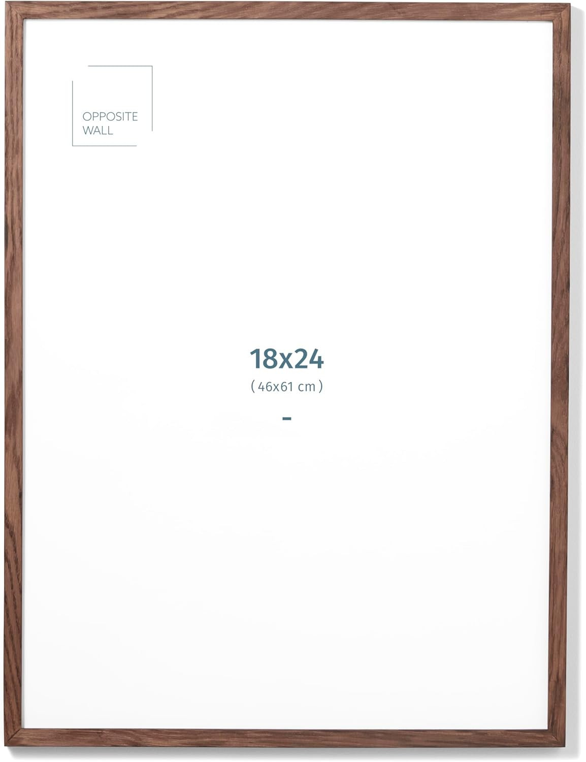 (18x24 in | 46x61 cm) Dark Oak Solid Oak Wood Picture Frame Poster Frame Wall Photo Frame | Amazon (US)