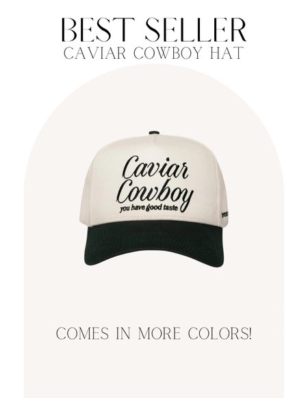 Best seller caviar cowboy hat, I wear this everyday! It goes with any style and all outfits. 

#LTKstyletip #LTKfindsunder50 #LTKfindsunder100