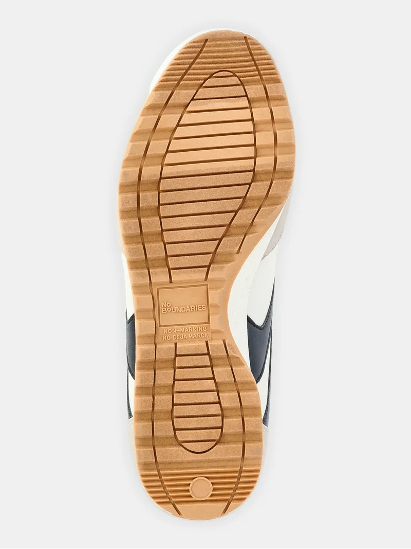 No Boundaries Women's Retro Lace-Up Sneakers | Walmart (US)