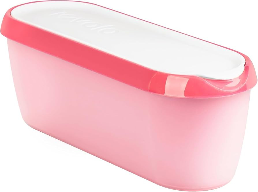 Tovolo Ice Cream Containers for Homemade Ice Cream Flamingo Pink, Glide A Scoop Ice Cream Tub for... | Amazon (US)
