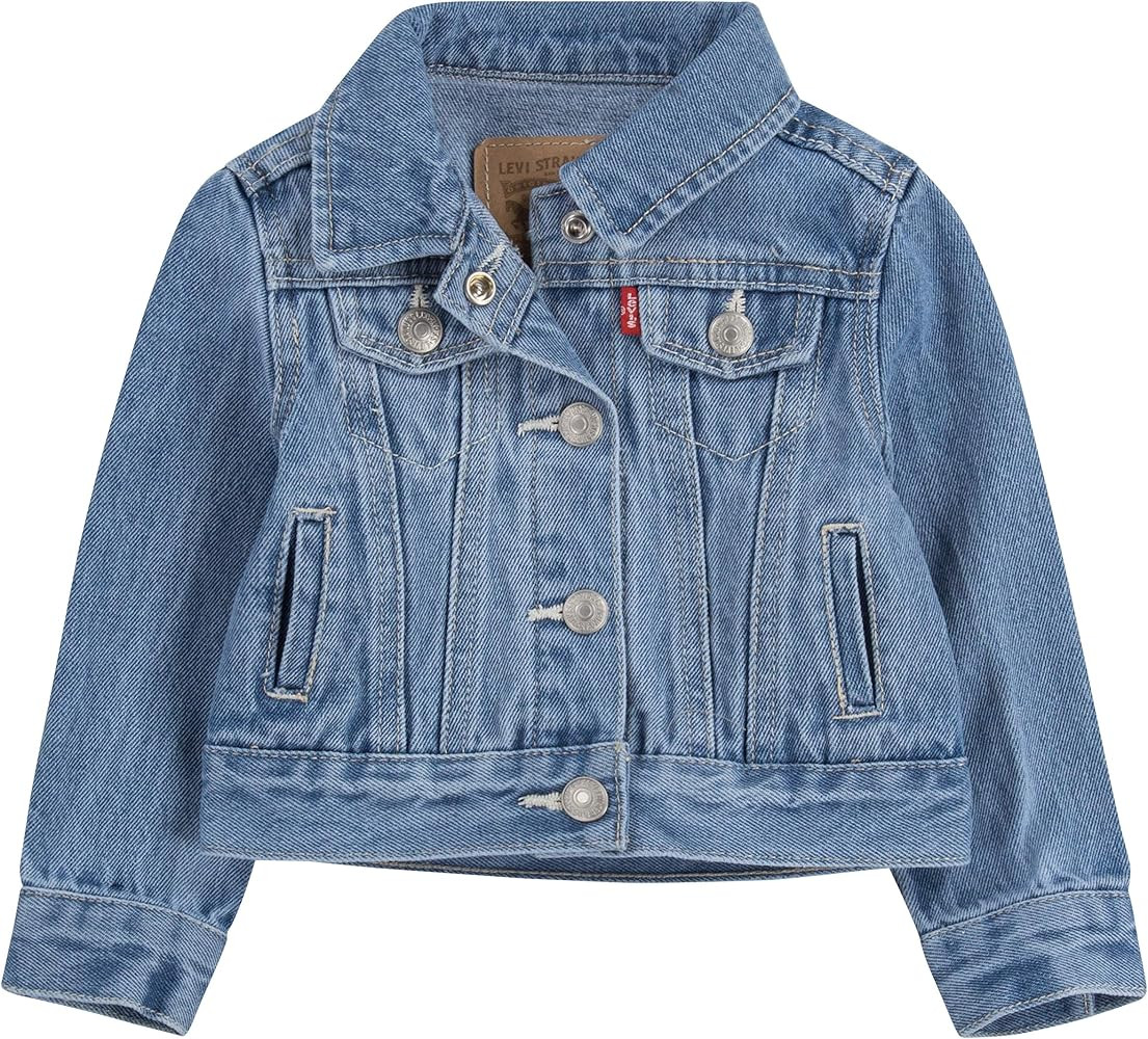 Levi's Baby Girls' Denim Trucker Jacket | Amazon (US)