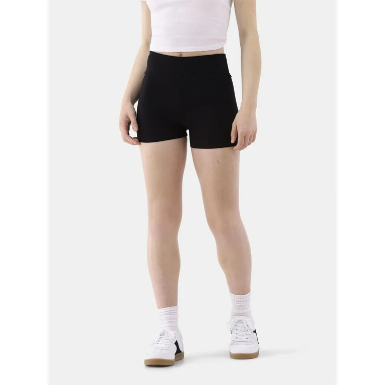 No Boundaries Shorty Bike Shorts, 3” Inseam, Women’s | Walmart (US)