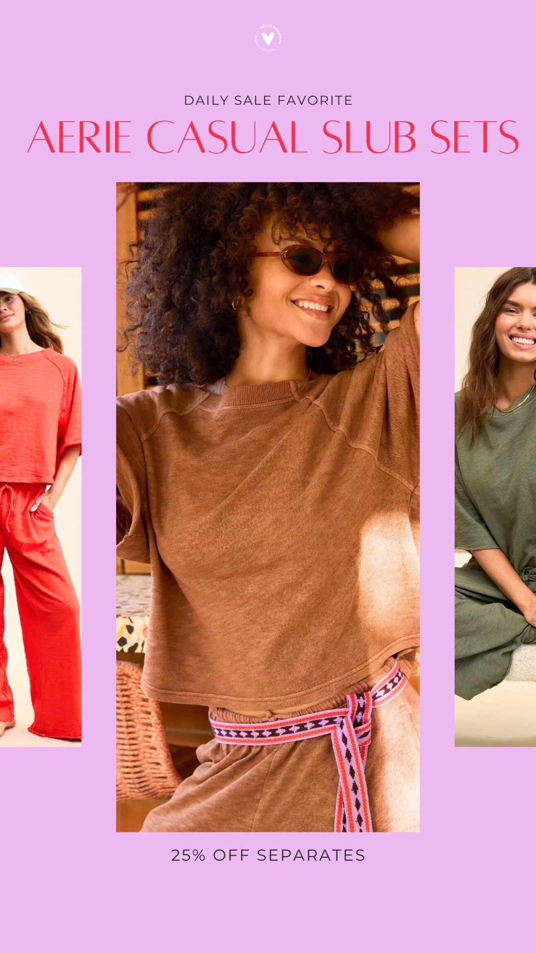 daily sale fav | aerie casual sets 

#LTKSaleAlert #LTKSpringSale