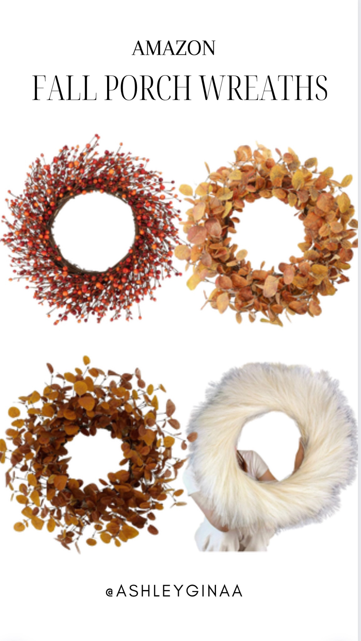 fall porch wreaths 🍂🤎✨ perfect for your front door for Thanksgiving 

#LTKHoliday #LTKhome #LTKSeasonal