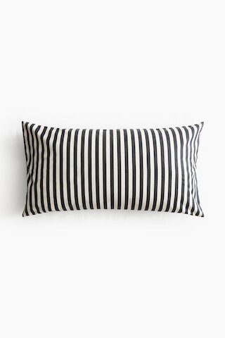 H & M - Outdoor Cushion Cover - Dark Gray/Striped | H&M (US + CA)