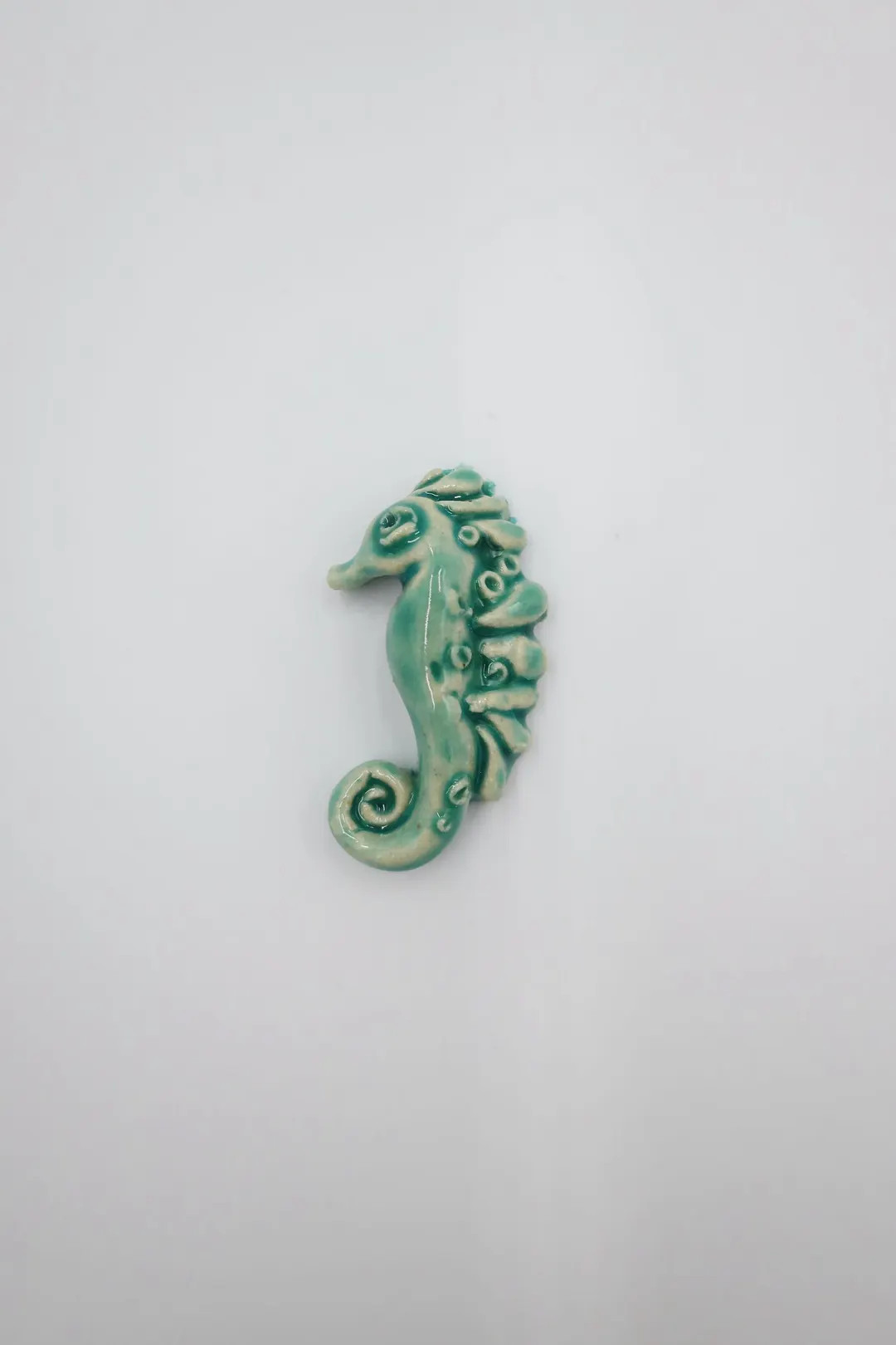 Colored Porcelain Sea Horse - Aqua - Etsy | Etsy (US)