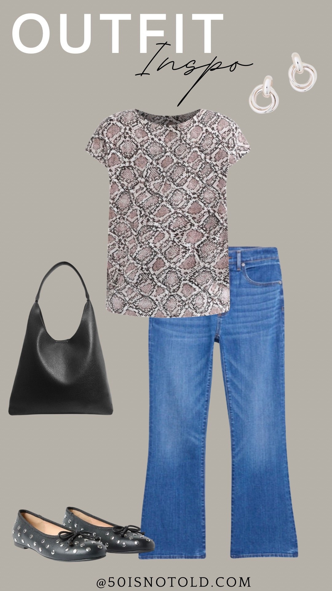 I love this snake print tee. I styled it with more casual pieces, but it would look great with a maxi skirt or dress pants and heels! 

#LTKOver40 #LTKootd #LTKWorkwear