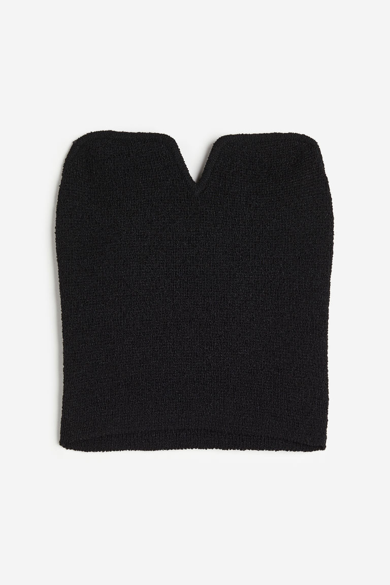 H & M - Tubetop in Strukturstrick - Schwarz - Damen | H&M (DE, AT, CH, NL, FI)