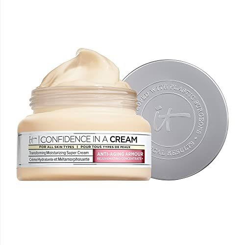 IT Cosmetics Confidence in a Cream Anti Aging Face Moisturizer - Improved Formula - Reverses 10 S... | Amazon (US)