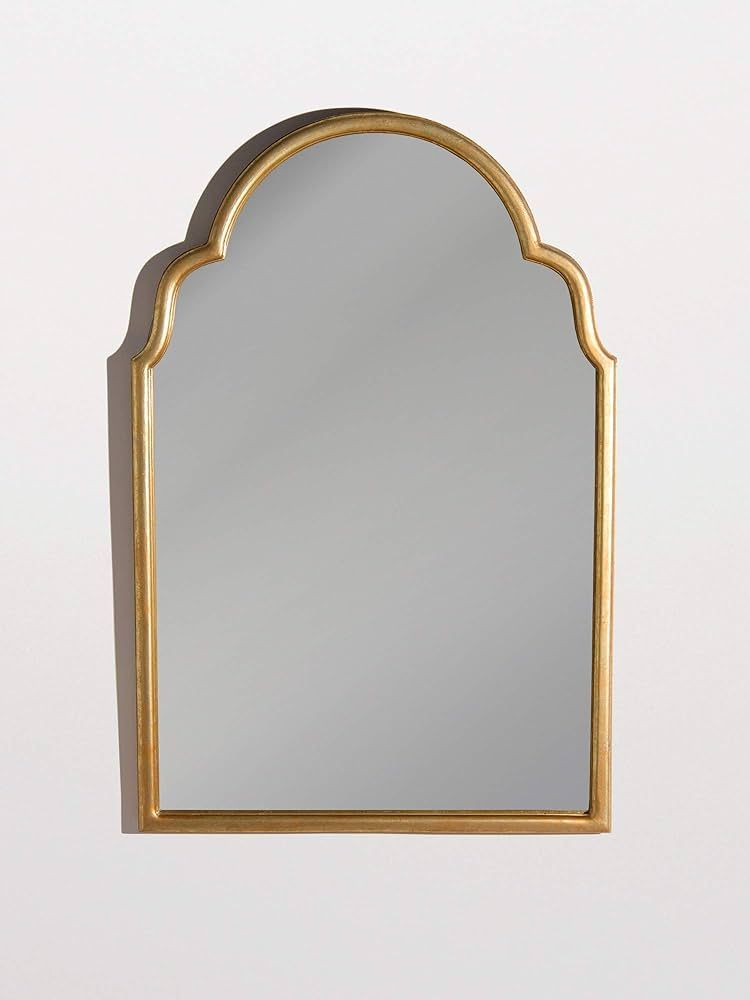 Best Home Fashion Gold Moroccan Arch Mirror - Made of Wood - Wall Hanging - 23” W x 35” H | Amazon (US)