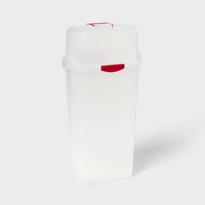 30" Clear Vertical Wrap Box Clear Lid with Red Handle and Latch - Brightroom™ | Target