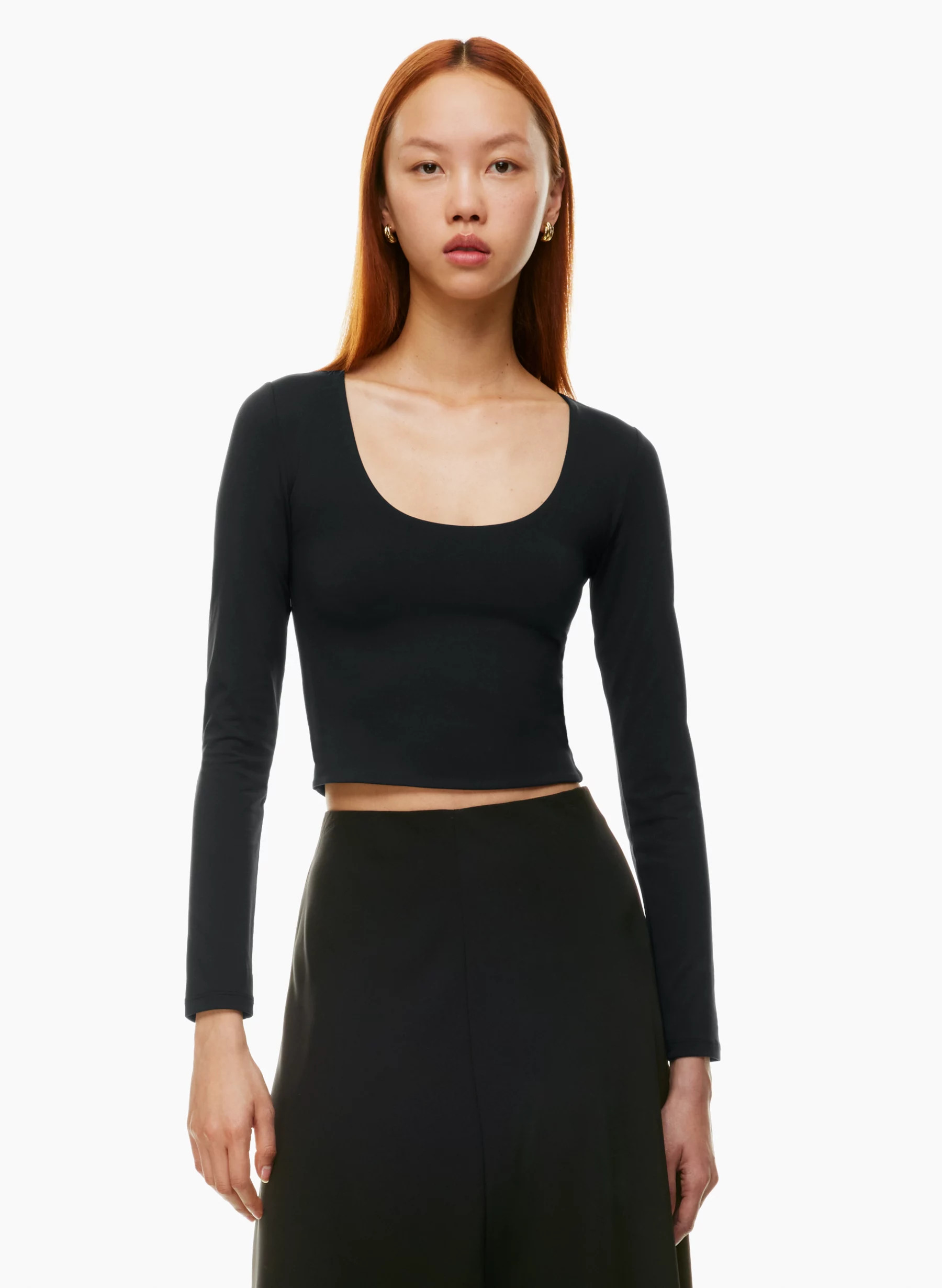 CONTOUR SCOOPNECK LONGSLEEVE | Aritzia