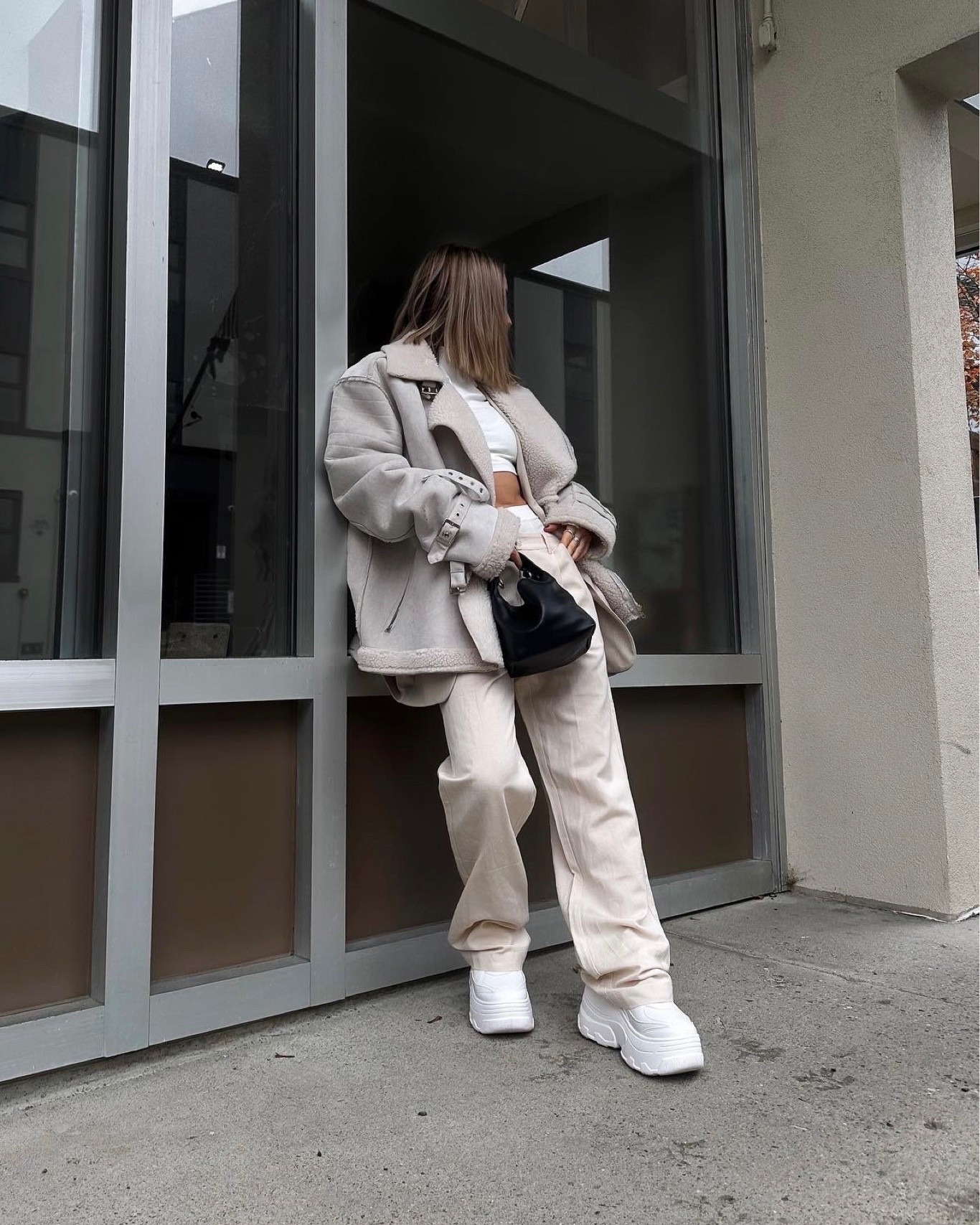 Shearling jackets & platform sneakers

#LTKshoecrush #LTKstyletip #LTKSeasonal