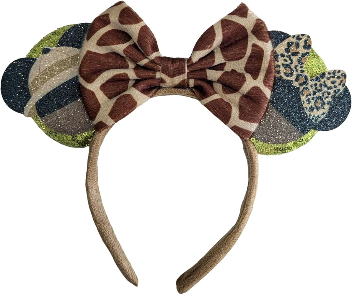 CLGIFT Animal Kingdom Mickey and Minnie Mouse Ears Headband | Amazon (US)