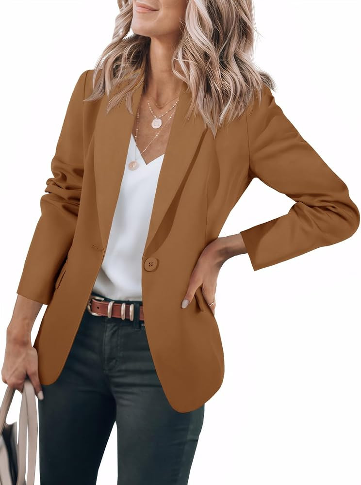 Cicy Bell Womens Casual Blazers Long Sleeve Work Office Suit Jackets Blazer | Amazon (US)