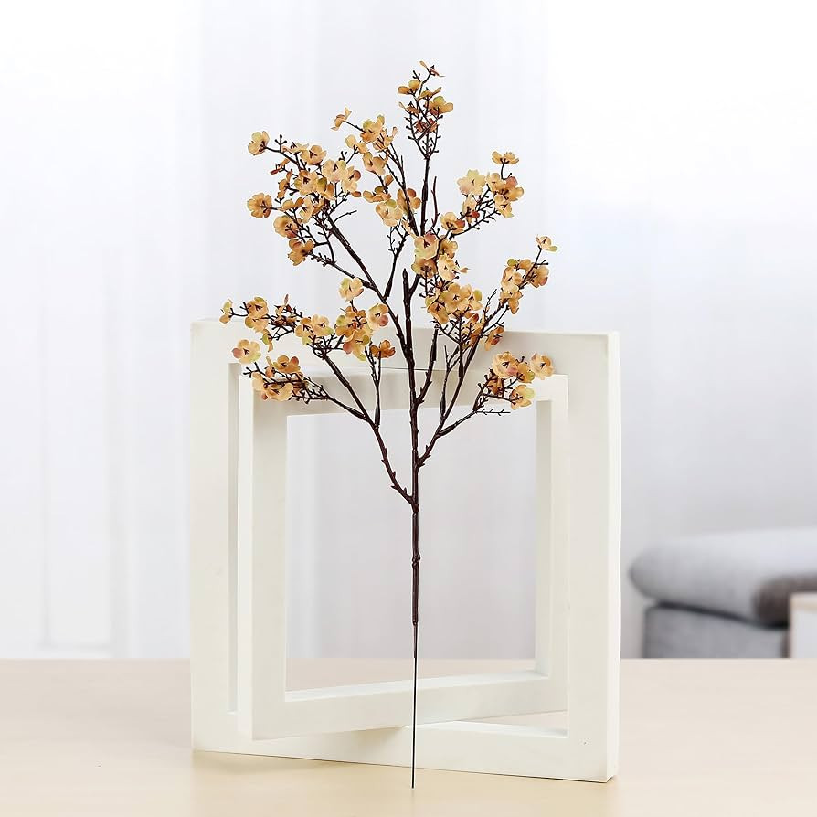 JAKY-Global Babys Breath Silk Artificial Flowers Bulk 6pcs for Fall Decor Fake Flower Bouquet Bul... | Amazon (US)