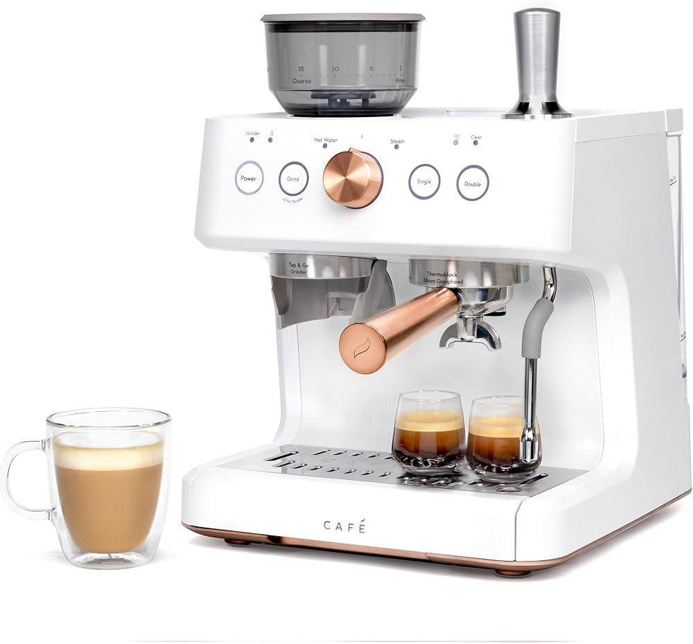 Café Bellissimo Semi Automatic Espresso Machine + Milk Frother | WiFi Connected, Smart Home Kitc... | Amazon (US)
