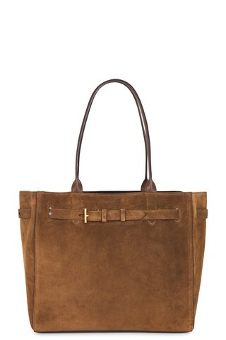 TOM FORD Audrey Medium Suede Tote Bag in Whisky - Brown. Size all. | FWRD 