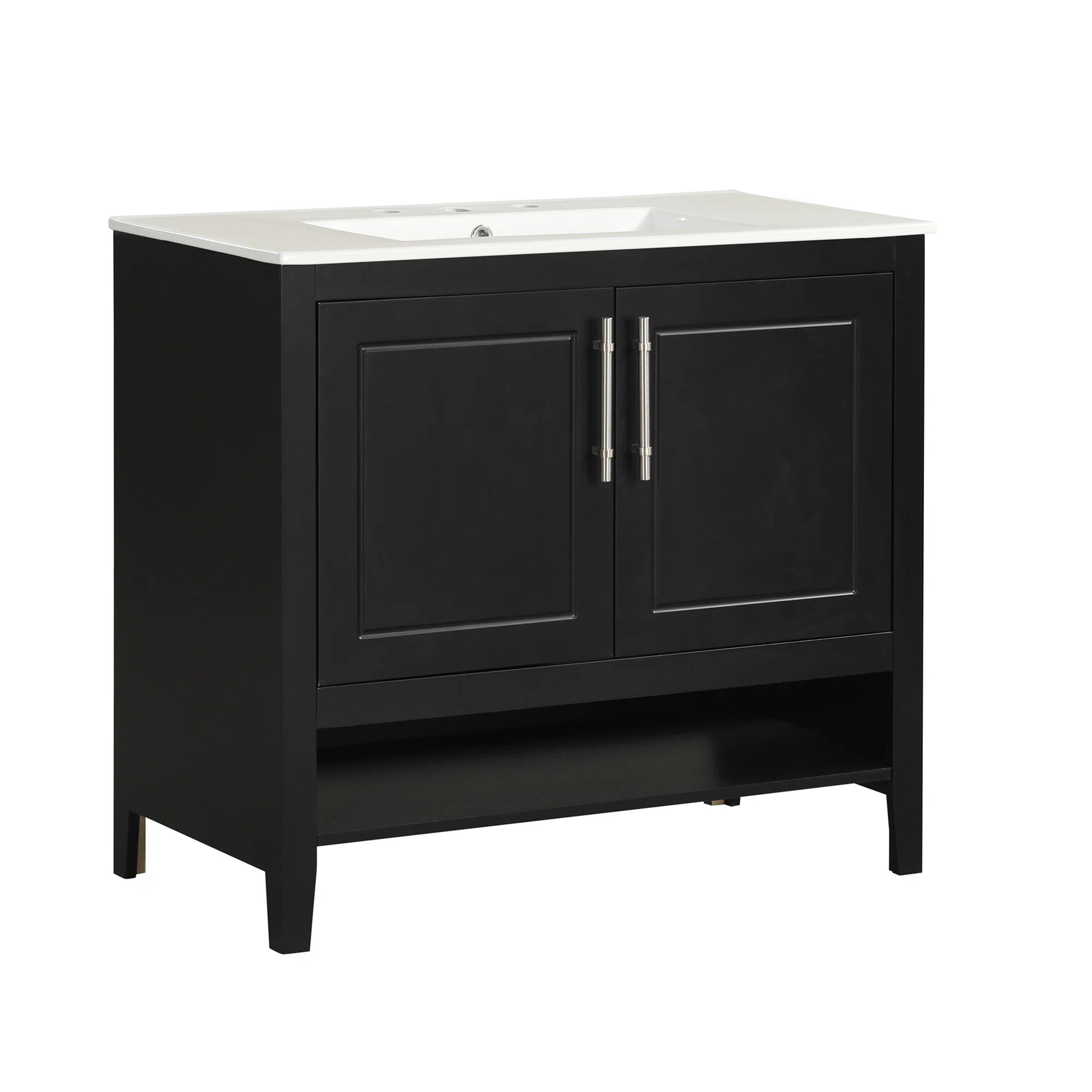 Stylish Bathroom Vanity With Functional Drawers And Ceramic Sink, Ideal For Modern Bathroom Decor... | Wayfair North America