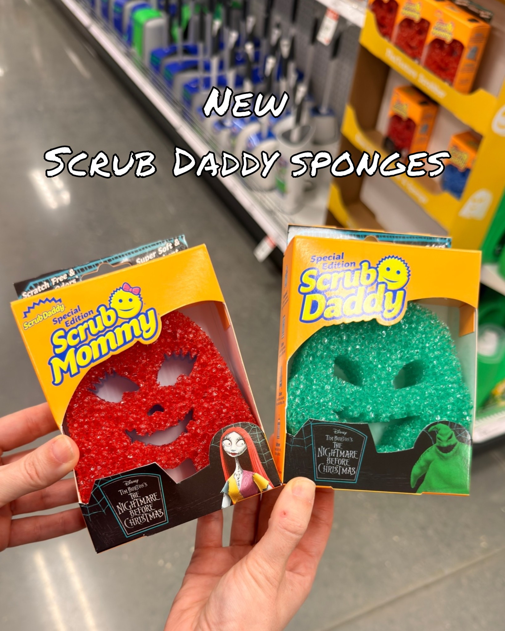 New nightmare before Christmas Scrub Daddy sponges 
@Target

#LTKdayinmylife #LTKmomlife #LTKSeasonal