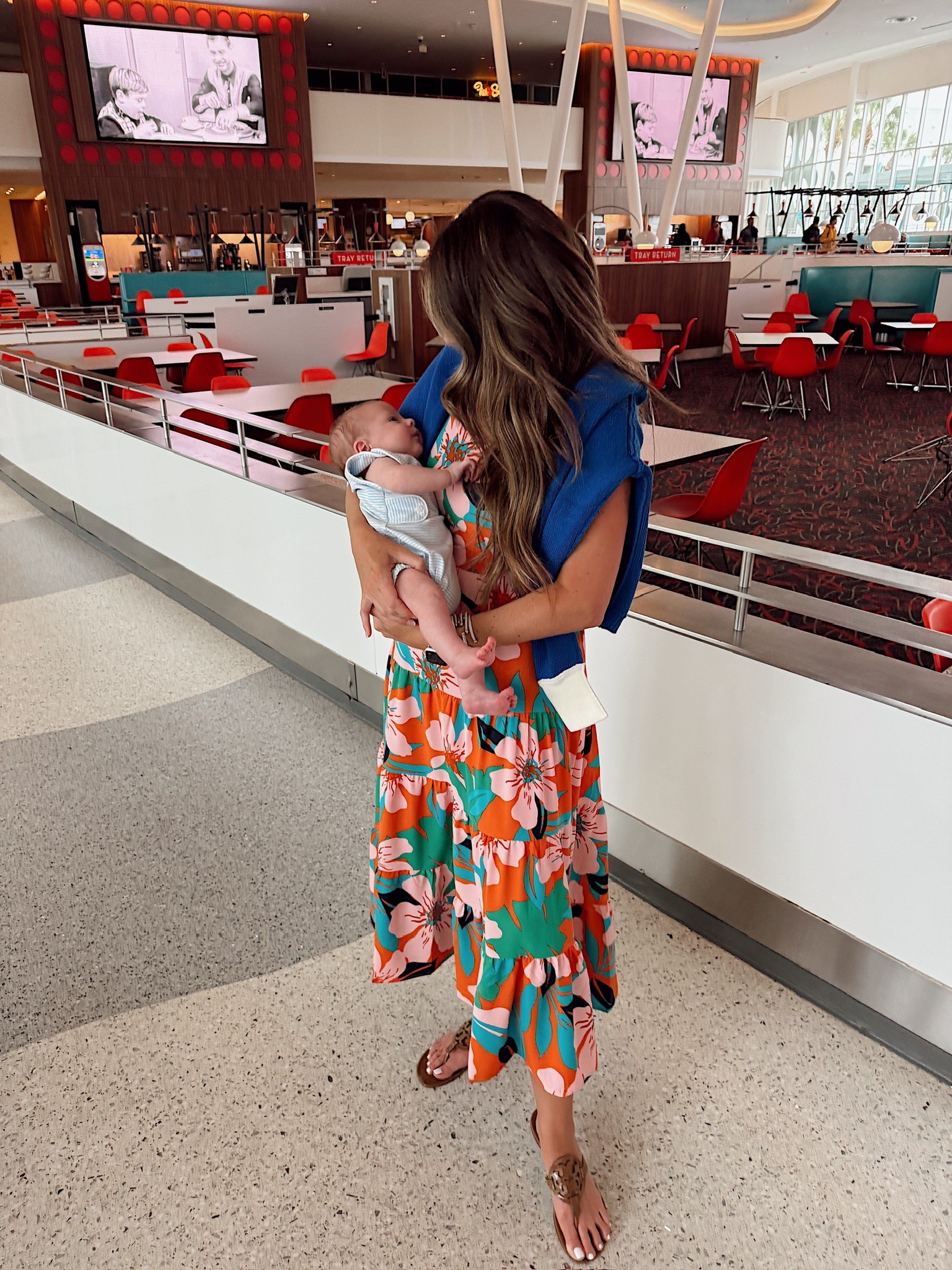 In a small floral maxi, medium cardigan, sandals and accessories- all fits tts.

#LTKStyleTip #LTKSeasonal #LTKFindsUnder50