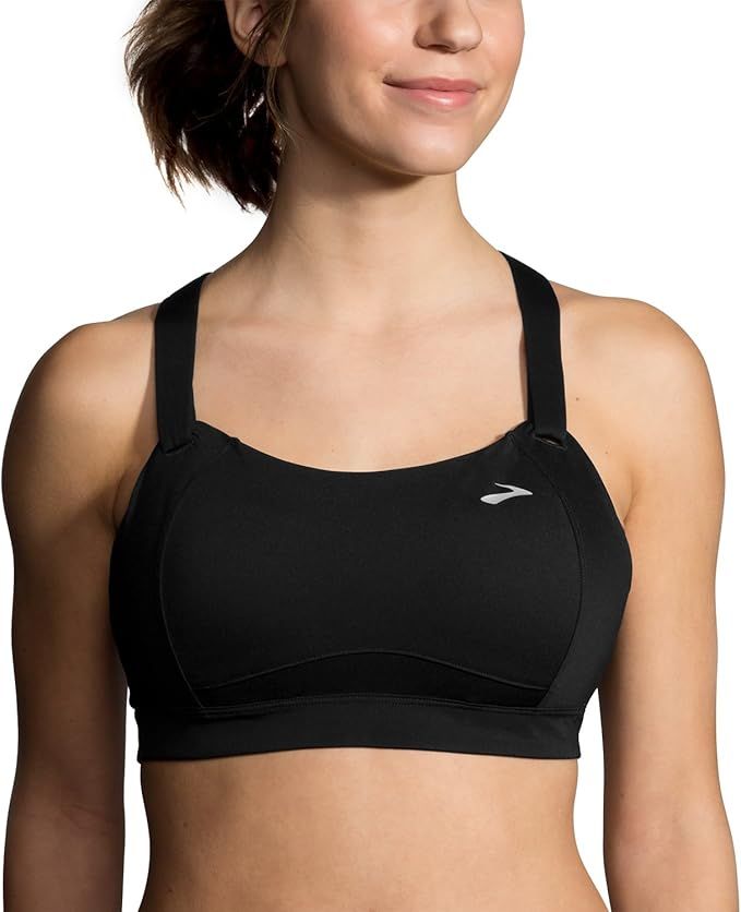 Brooks Women's Juno Cross Back Adjustable High-Impact Sports Bra | Moving Comfort | Amazon (US)