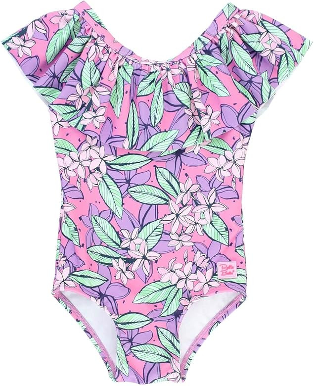 RuffleButts\u00ae Baby/Toddler Girls Ruffle Strap One Piece Swimsuit w/UPF 50+ Sun Protection | Amazon (US)