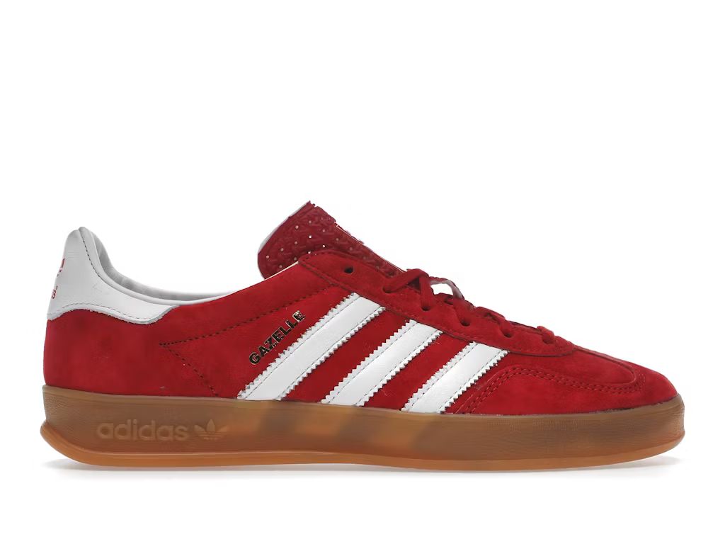 adidas Gazelle Scarlet Cloud White | StockX