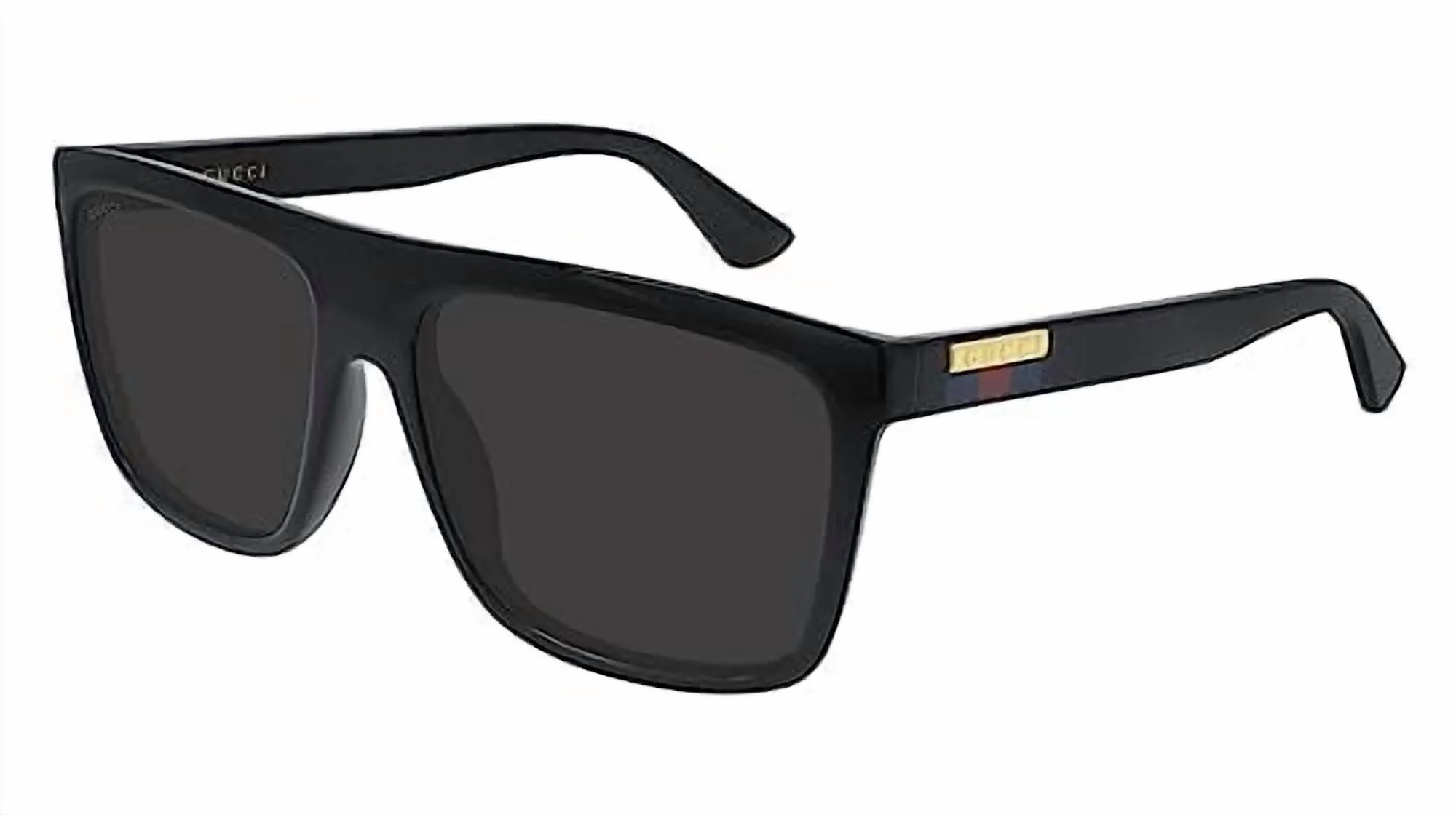 Gucci GG0748S-001 Menâ€™s Oversized Square Black Sunglasses for Mens | Walmart (US)