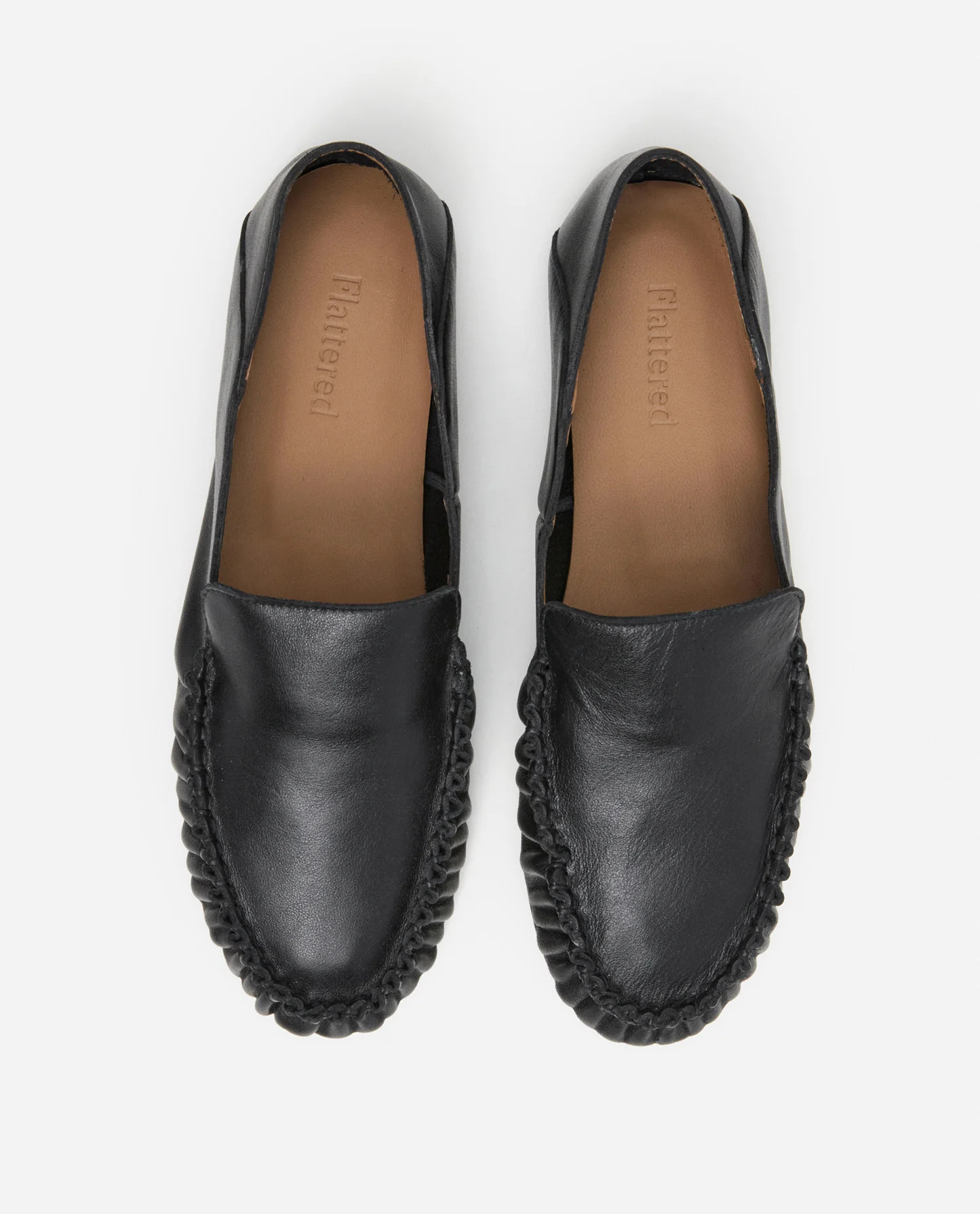 Bon Bon Leather Black Loafer | Flattered