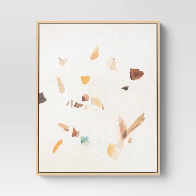 16" x 20" Confetti Wishes Framed Regular Canvas - Threshold™ | Target