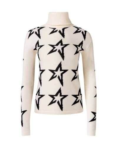 Perfect Moment, Star Dust Merino Wool Sweater, Large, Snow White/Black Star | Amazon (US)