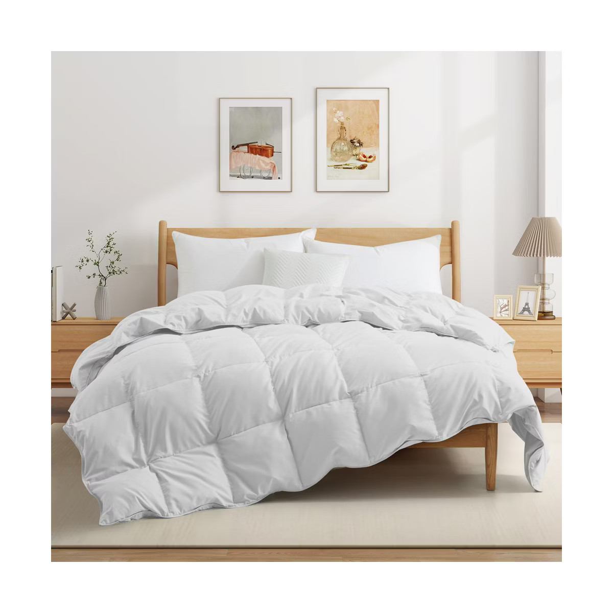 Peace Nest Lightweight Summer White Feather Down Comforter Duvet Insert | Target